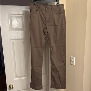 Men's 33x32 Brown Prana Slim Fit Pants